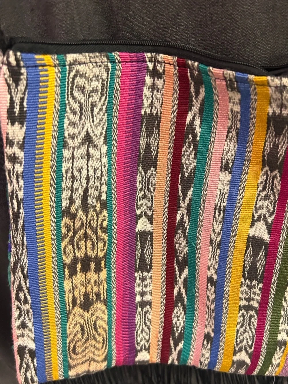 Boho Embroidered Bag Colorful Floral Fringe Ethnic Festival Hippie Purse